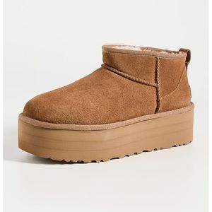 UGG ultra mini platform slippers / shoes / slides